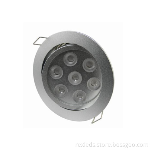 Low Voltage Outdoor Ip20 Led Down Light Fixtures, 650lm 7w Led Ceiling Light Fixtures